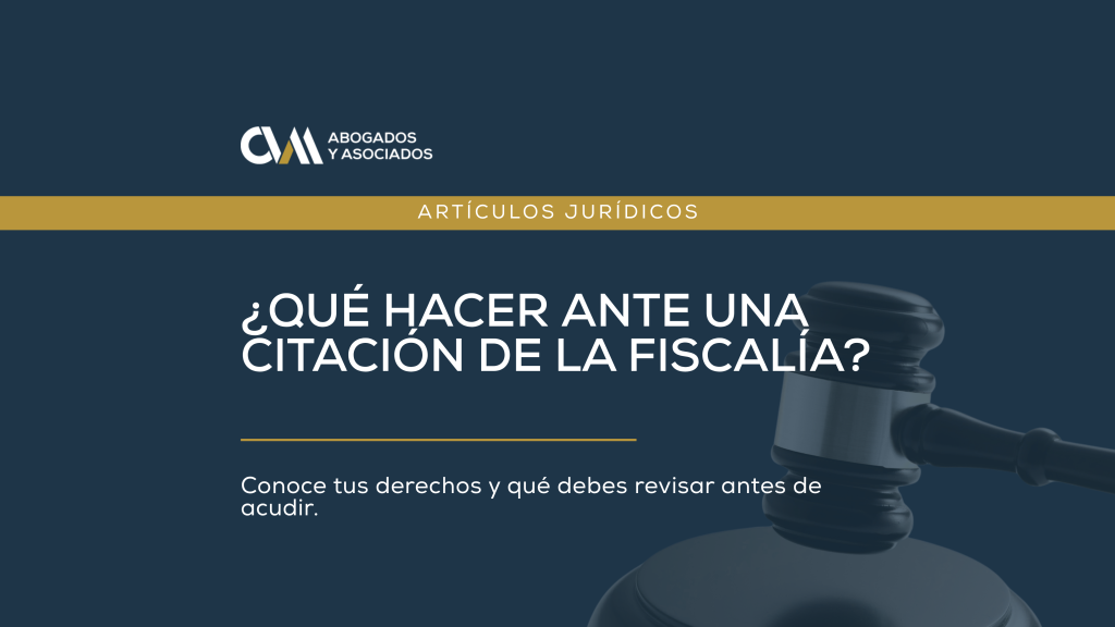 ¿Qué hacer si recibo una citación de la Fiscalía en Perú?