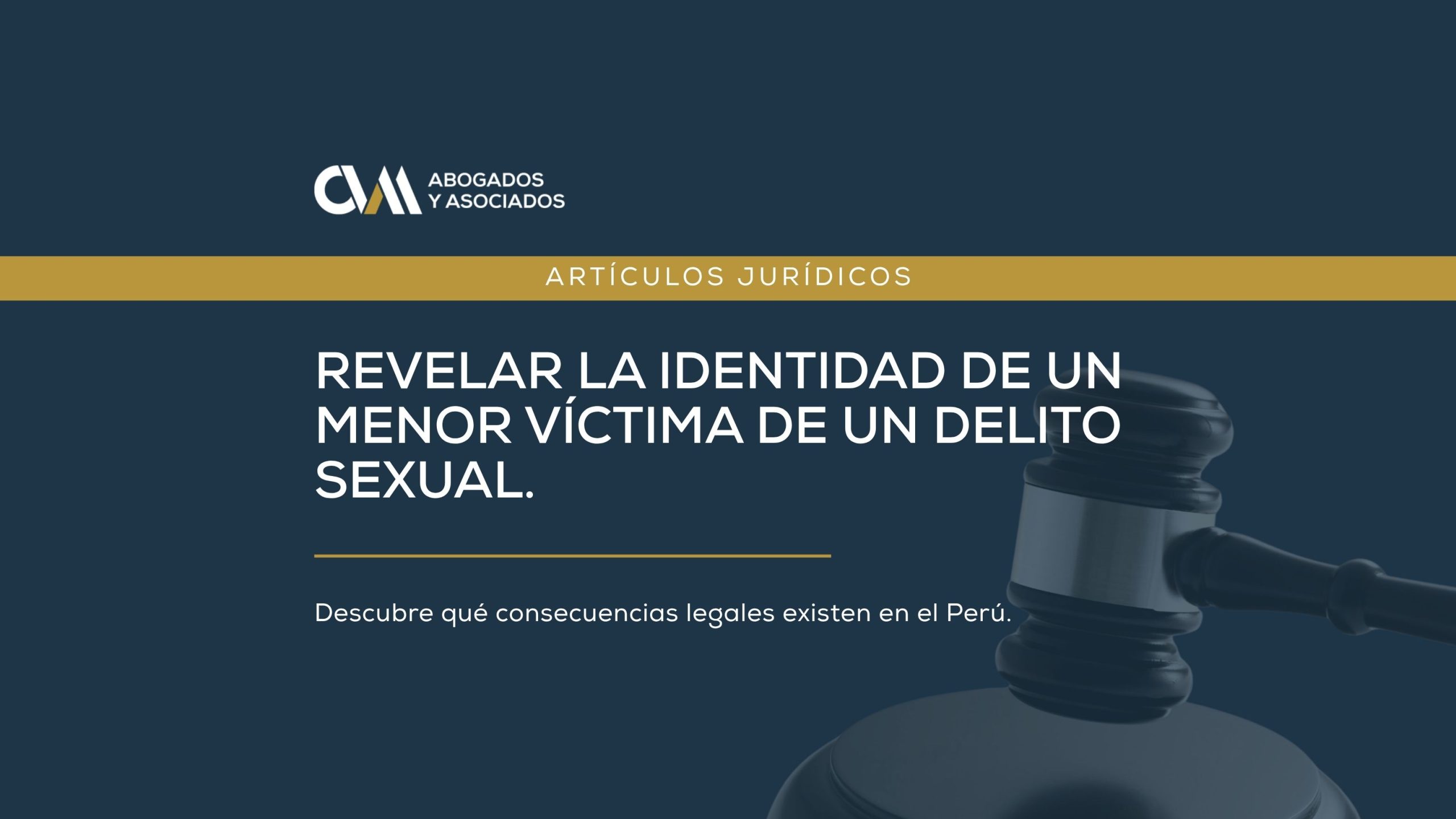 Revelar la identidad de un menor víctima de un delito sexual